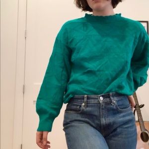 Vintage Blue Knit Sweater